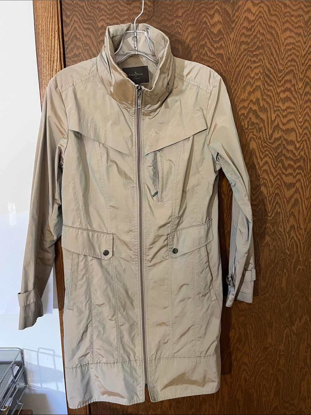 Cole Hasn Light Beige Trench Coat